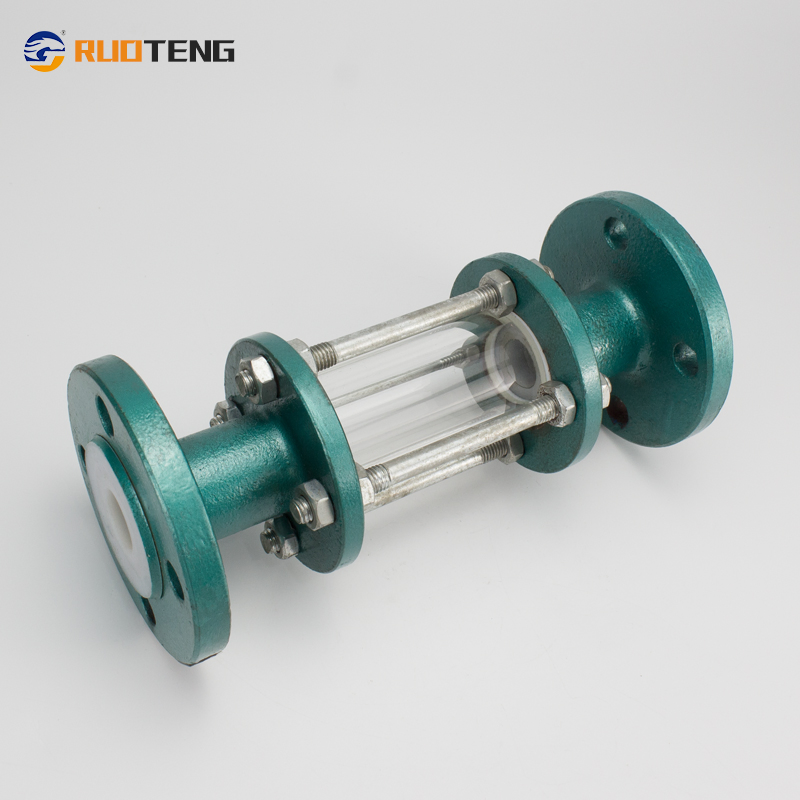 [Ruoteng] Top-Quality Industry PTFE ANSI 150lb 1.6MPa Wcb Glass Tube Flange Mirror Sight Glass