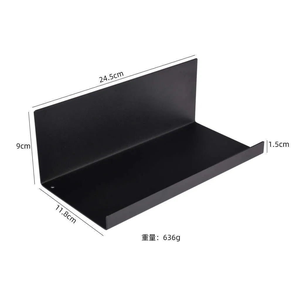 Kitchen with Magnetic Suction Simple Style Refrigerator Non Perforated Iron Storage Rack