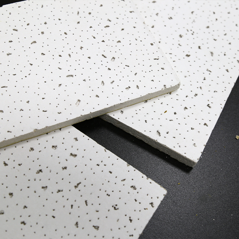 High Nrc Noise-Reducing Mineral Fiber Board 603X603mm Stylish Acoustic Ceiling Tile