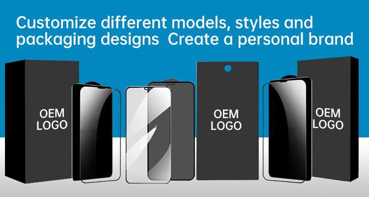 for New iPhone Tempered Film Phone Screen Film with Reusable Applicator