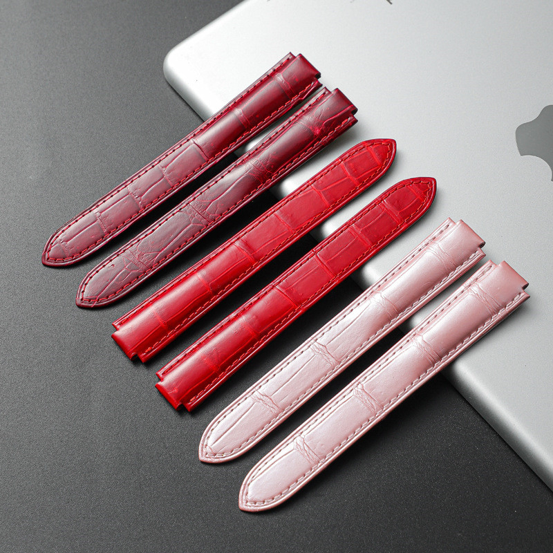 RC75 Alligator Luxury Black Vintage Top Grain 20mm Apple for Men Strap Brown Smart Lot Packaging Machine Watch with Leather Straps