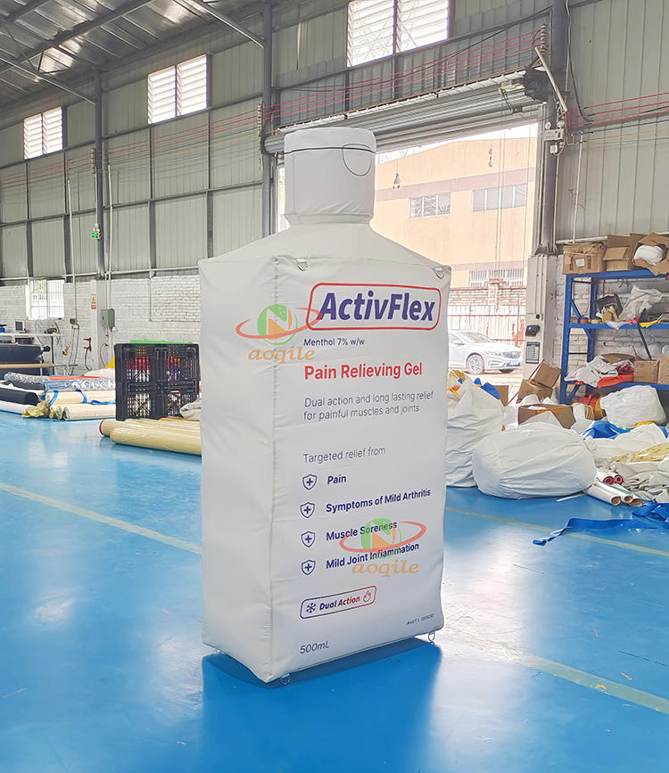Inflatable Custom Medicine Advertising Decoration Inflatable Large Medicine Bottle Mode