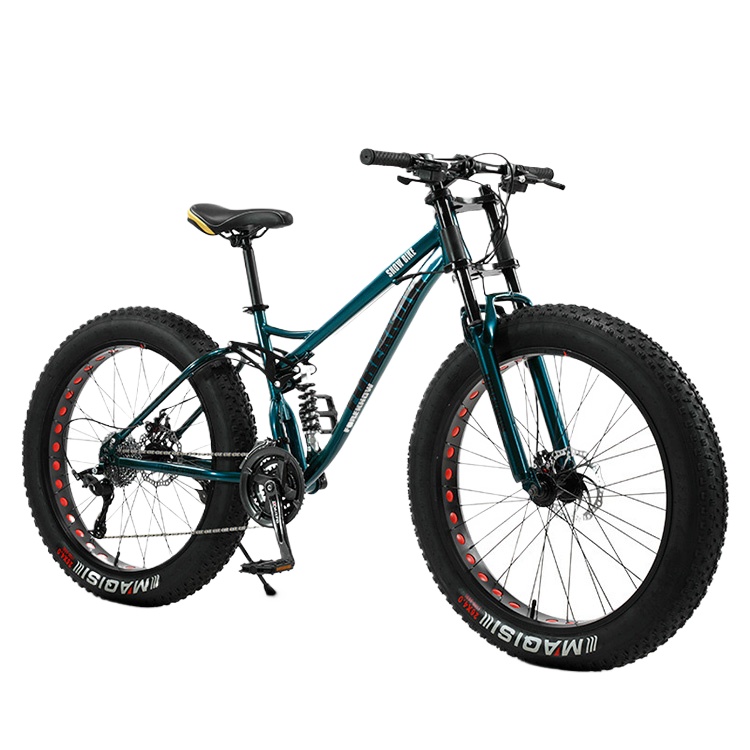 Велосипед зимний снежный 26 дюймов двухподвес фэтбайк