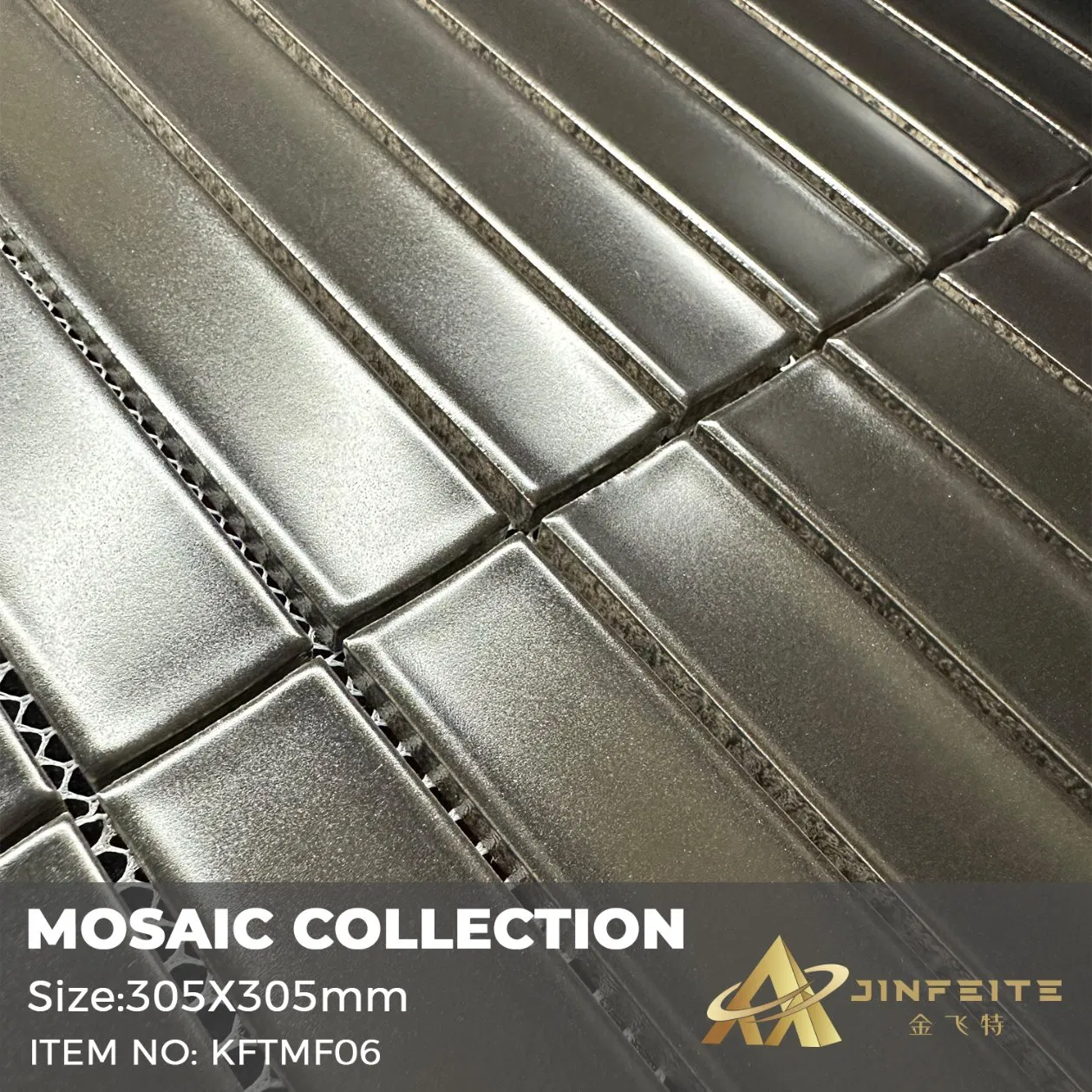 Soft Matt Rectangle Style Porcelain Mosaic OEM/ODM Available Foshan Factory