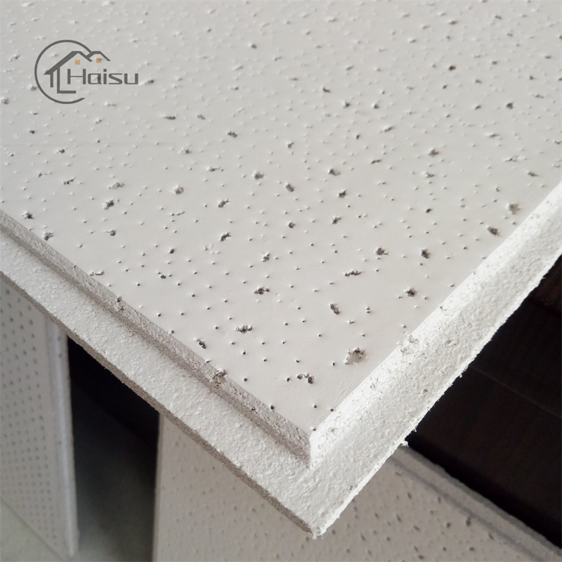 Suspended False Ceiling Board Design Acostics Mineral Fiber Ceiling Sound Absorption Ceilings