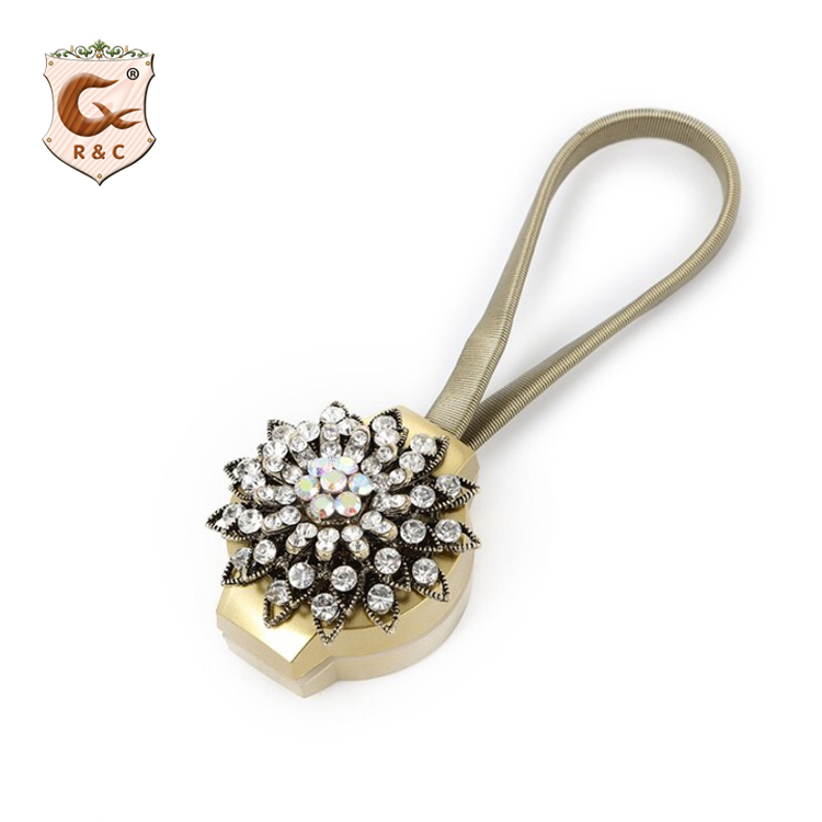 Wholesale Home Decor Curtains Accessories Magnetic Curtain Tiebacks