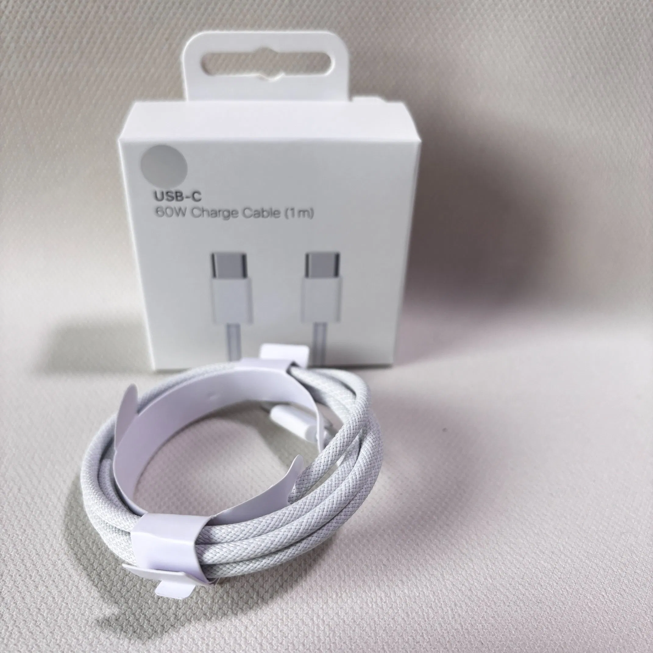 Кабель USB-C — Lightning 60W, 1 метр, быстрая зарядка