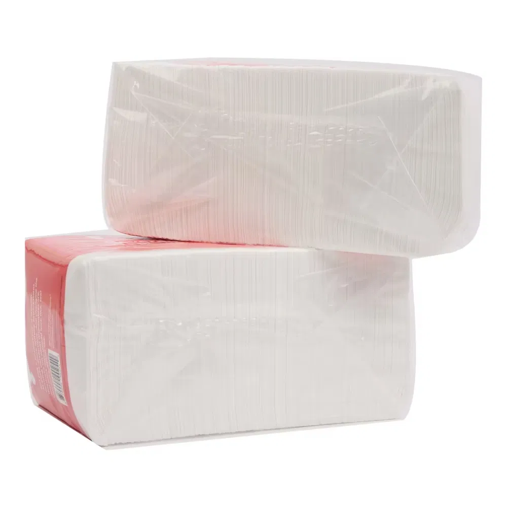 Customized 500 Sheet Supermarket Napkins Single Ply Beverage Napkins in Bag Style