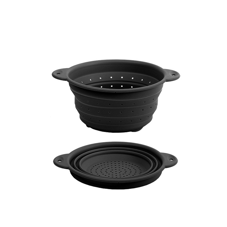 Collapsible Colander with Foldable Basket for Kitchen Efficiency
