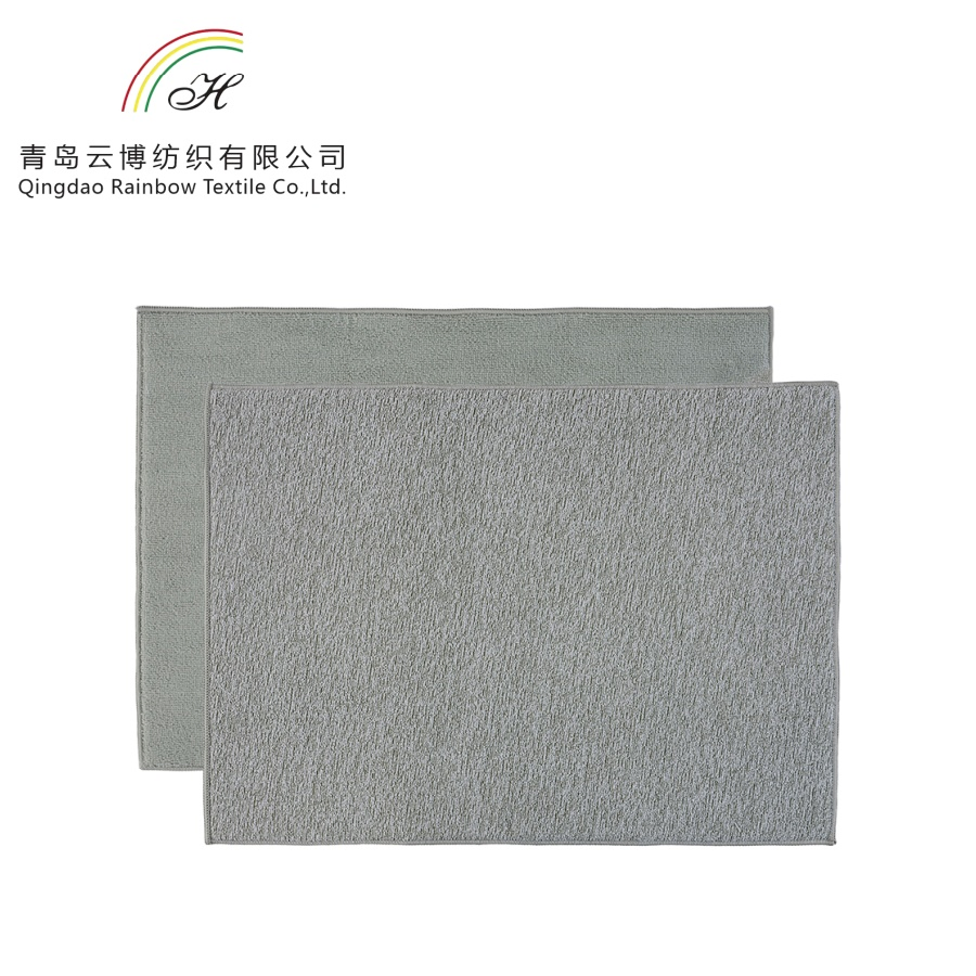 Wholesale Food High Quality Non-Slip Large Size Polyester Dish Drying Mat