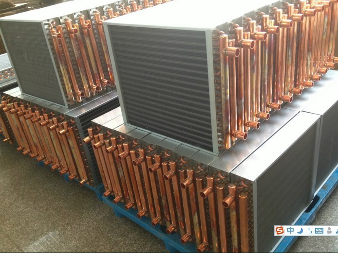 Heat Exchange Copper Tube Air Cooled Refrigerator Condenser