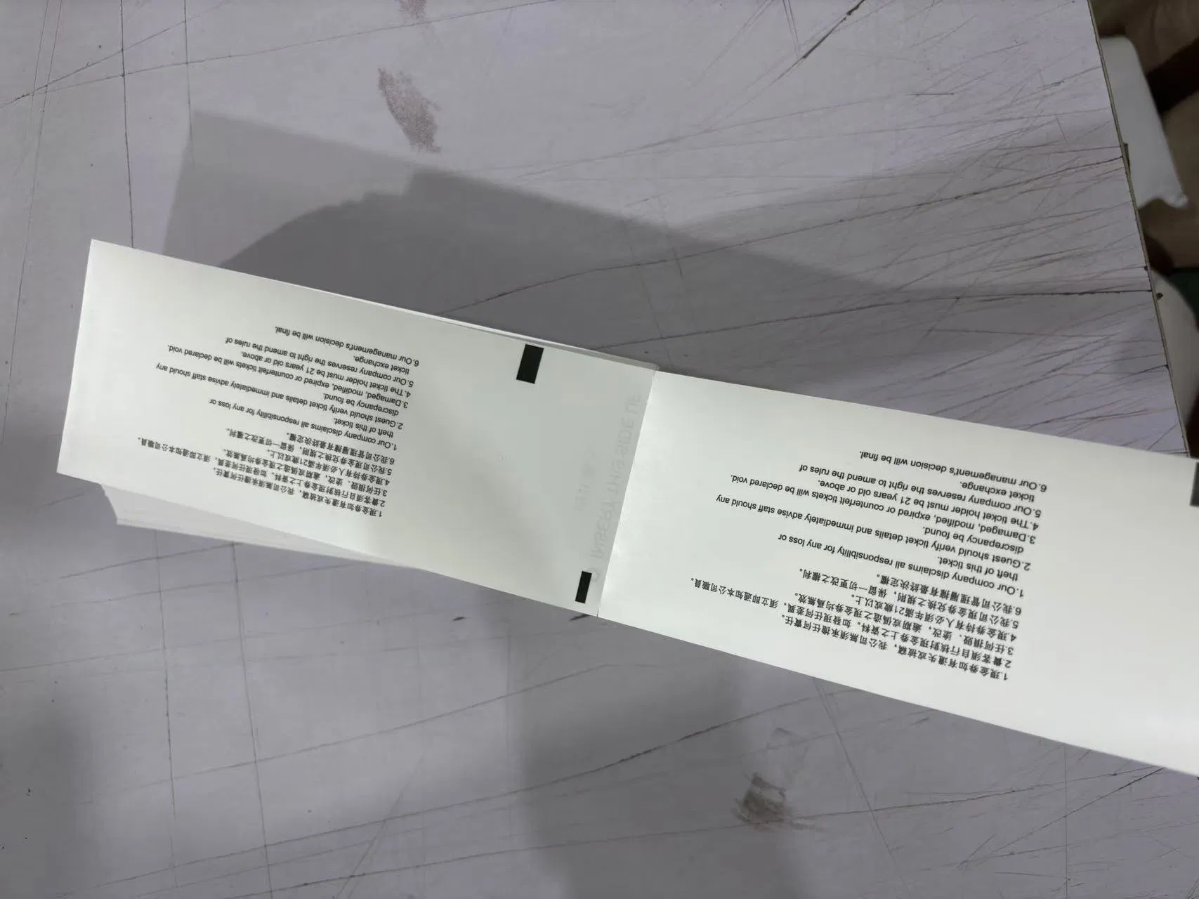 High-Quality Customized Jumbo Roll Thermal Cash Voucher Cards