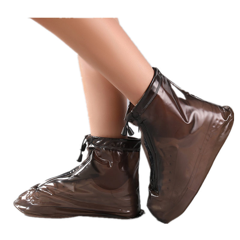 Anti Slip Silicone Rainproof Shoe Cover with Zipper