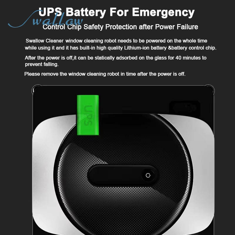 Mini Intelligent Building Glass Cleaning Robot Window Vacuum Cleaner Window Cleaning Robot Window Cleaner Robot Vacuum Cleaner
