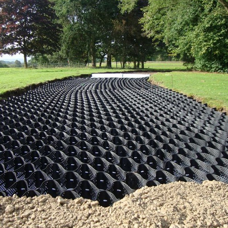 50mm 75mm 100mm Plastic Grass Paver Gravel Stabilizer Geocell Grid for Parking