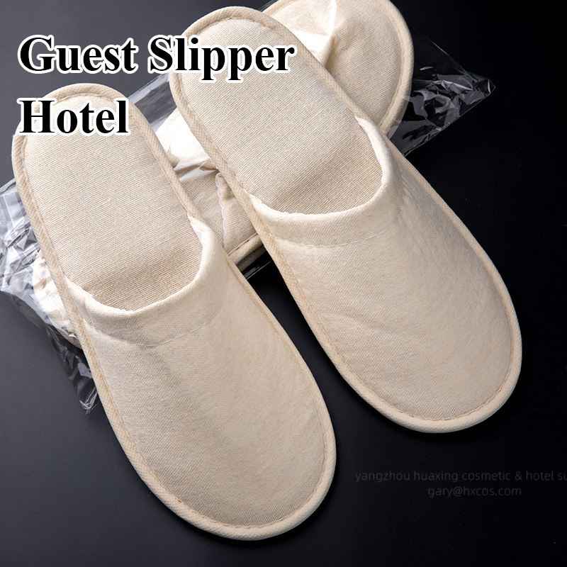 Disposable Hotel Slippers for Guests Bulk Slipper Pack for Hotel SPA Travel Closed Toe