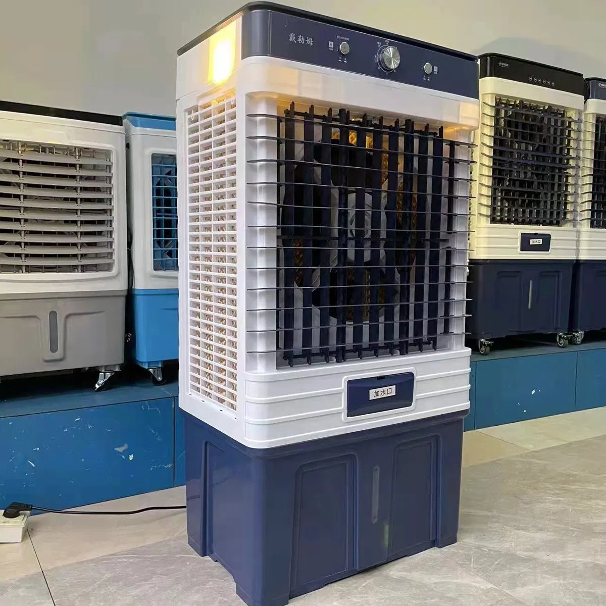 Garden Cooler Evaporative Air Cooler Portable Water Fan Indoor Mobile Air Conditioner Cooler Solar Small Air Conditioner Portable Air Conditioners DC Air Cooler