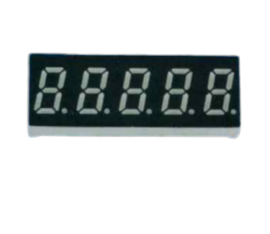 Bright Red 7-Segment LED Digital Display for Easy Viewing