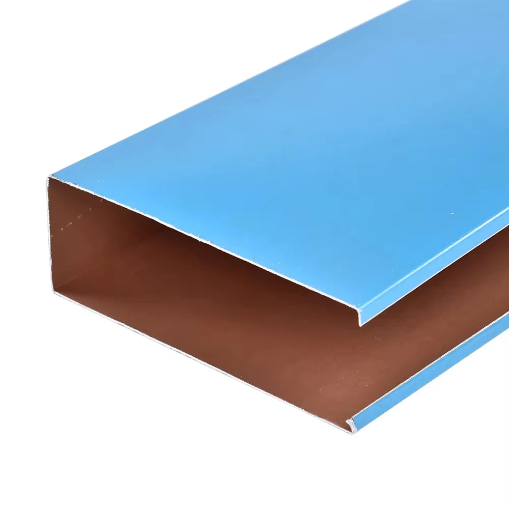 Suspended LED Aluminum U Shape Baffle Ceiling Panel