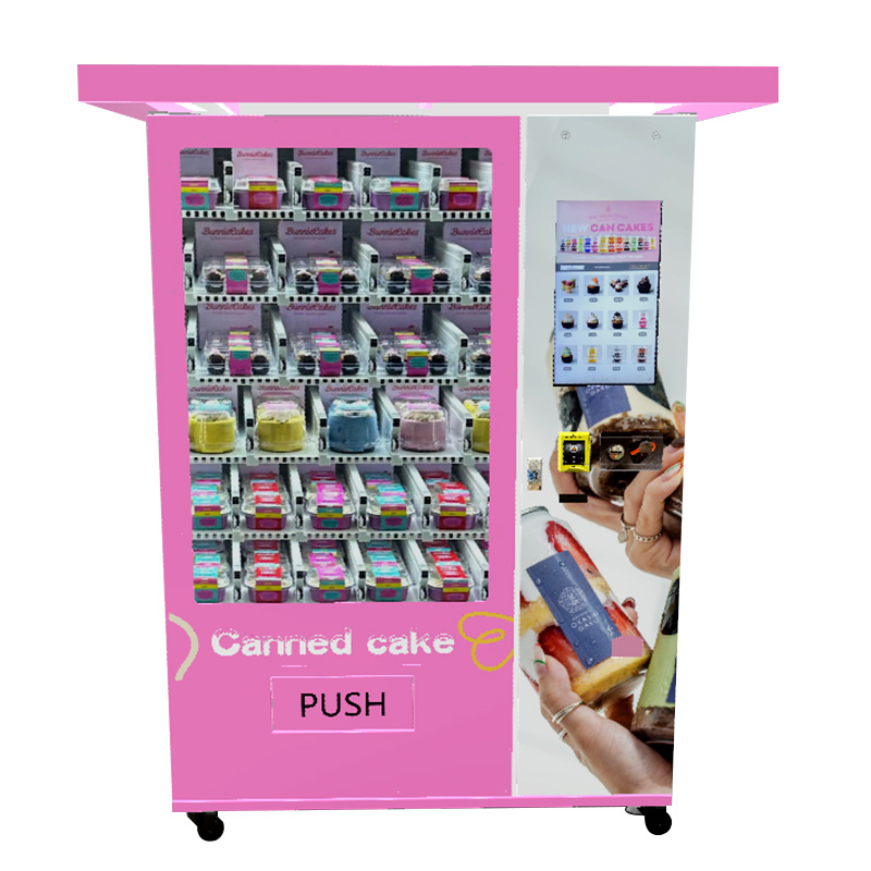 Zhongda Cake Vending Machine Automatic Cake Dispensers with Cash Payment