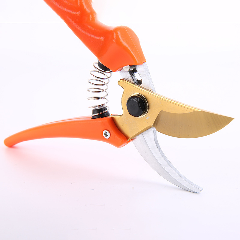 Premium Spring Loaded Bypass Pruning Shears Garden Secateurs for Orchard & Flower Care