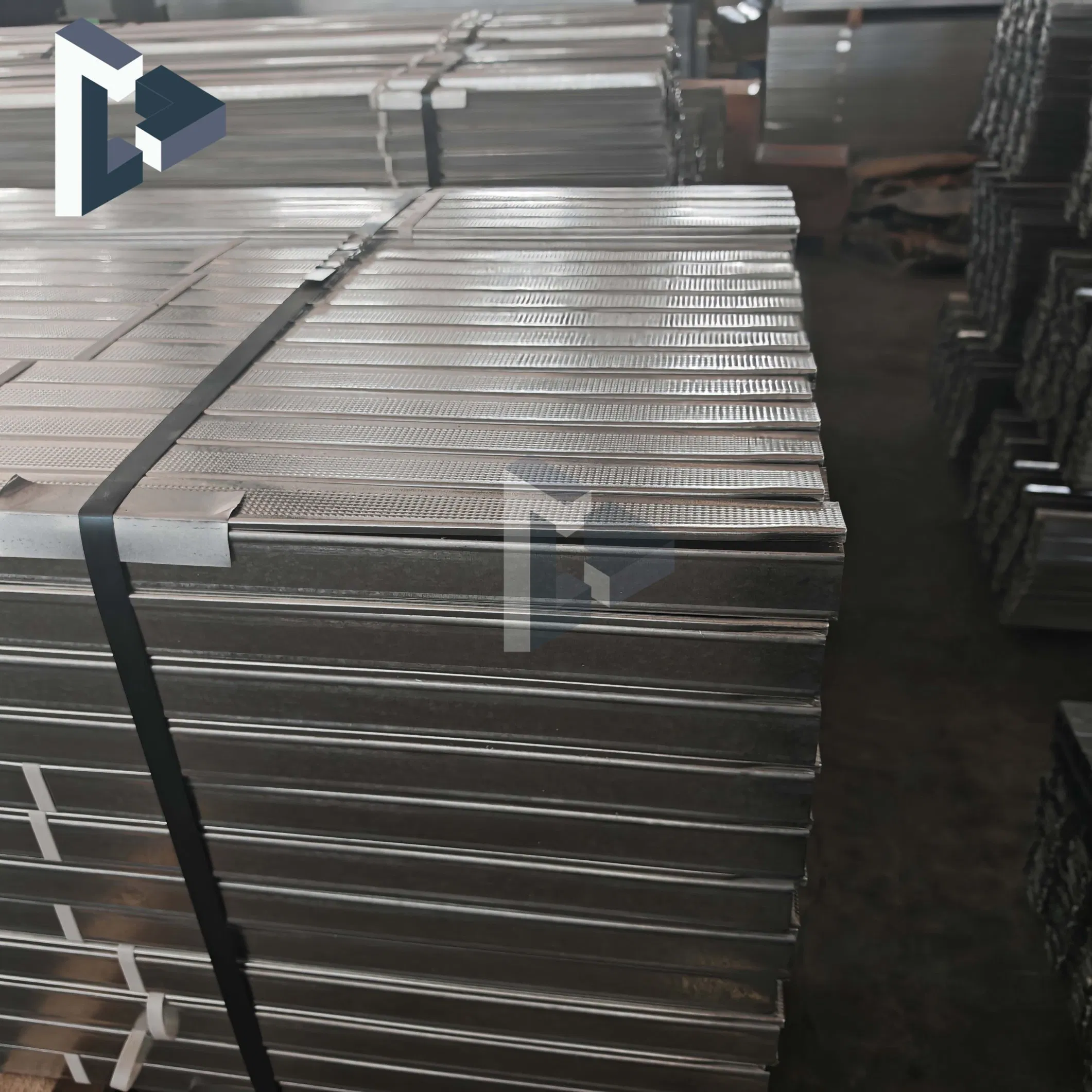 Versatile Silver Ceiling Frame Track for Omega Drywall Partitions