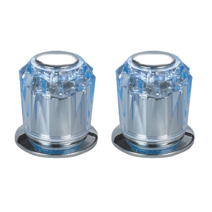 Ручка для смесителя Blue Acrylic с цинком