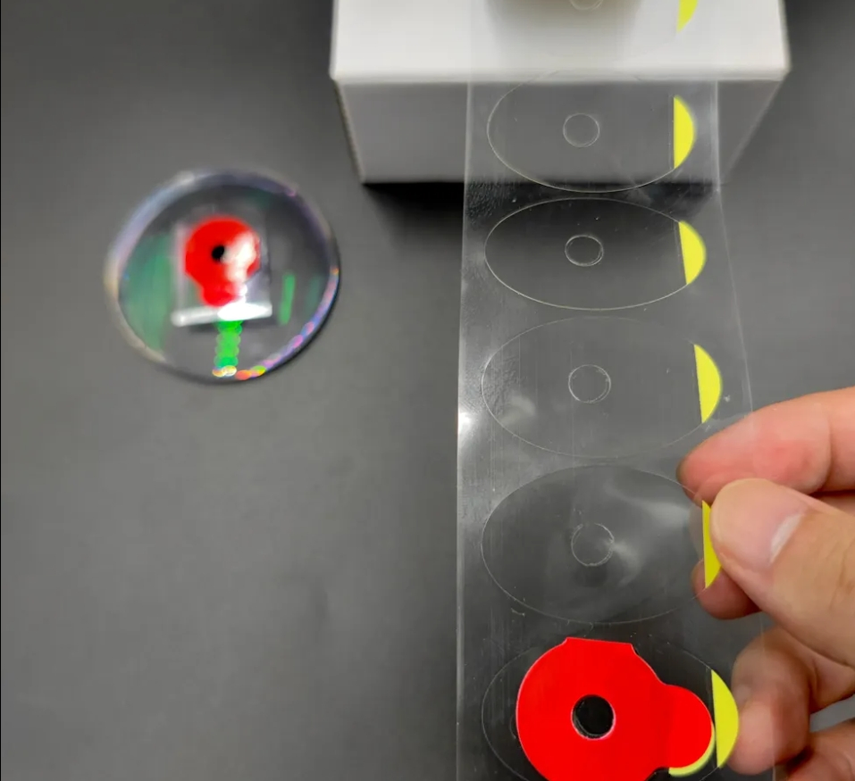 26*41mm Super Hydrophobic and Anti-Slip Transparent Optical Blocking Pads Polish Sticker