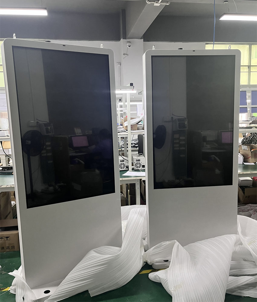 Outdoor Large Screen Floor Standing Digital Signage Totem for Billboard