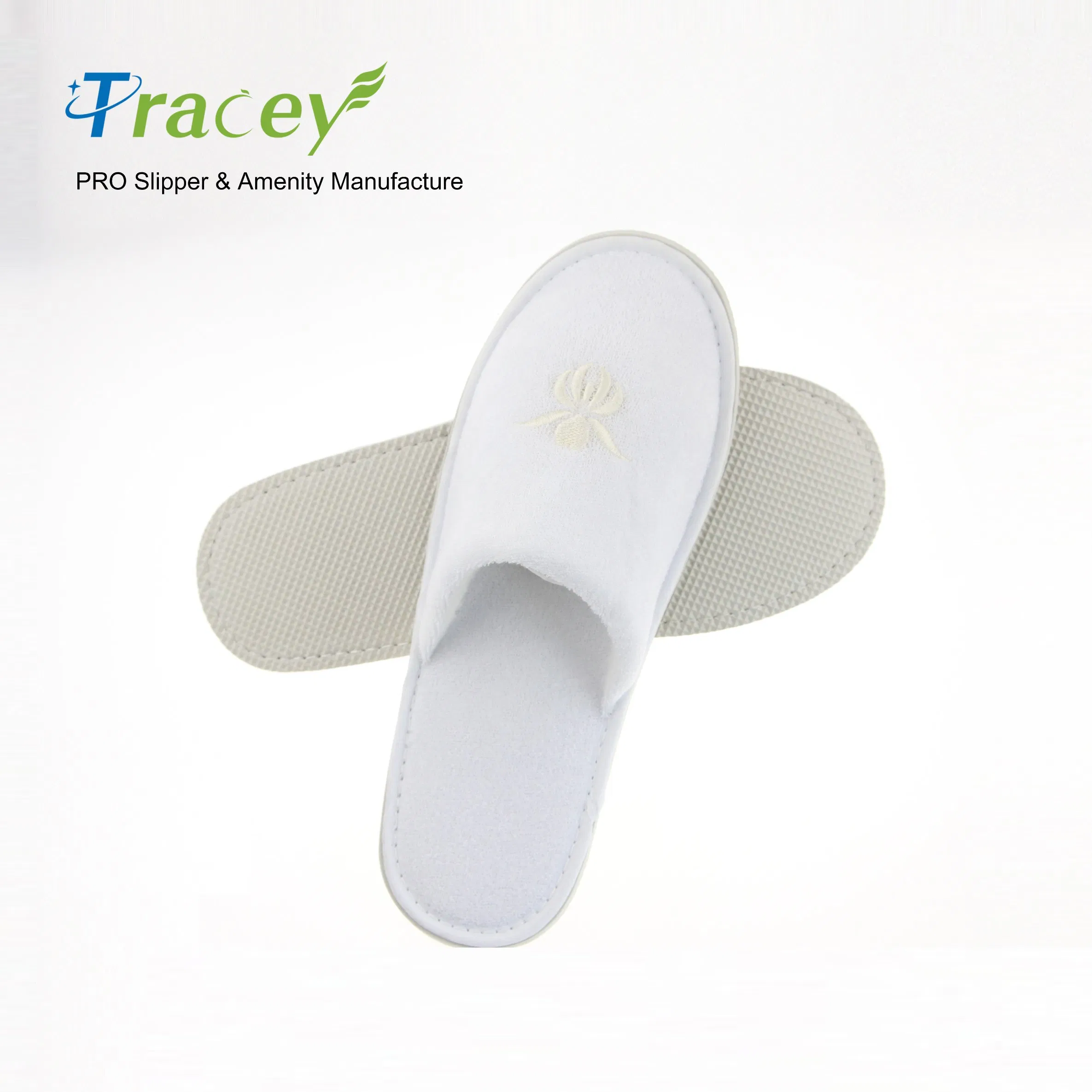 Whole Sales Cheap Price Comfortable Indoor Bedroom White Hotel Disposable Slippers for Hotel Guests Slippers
