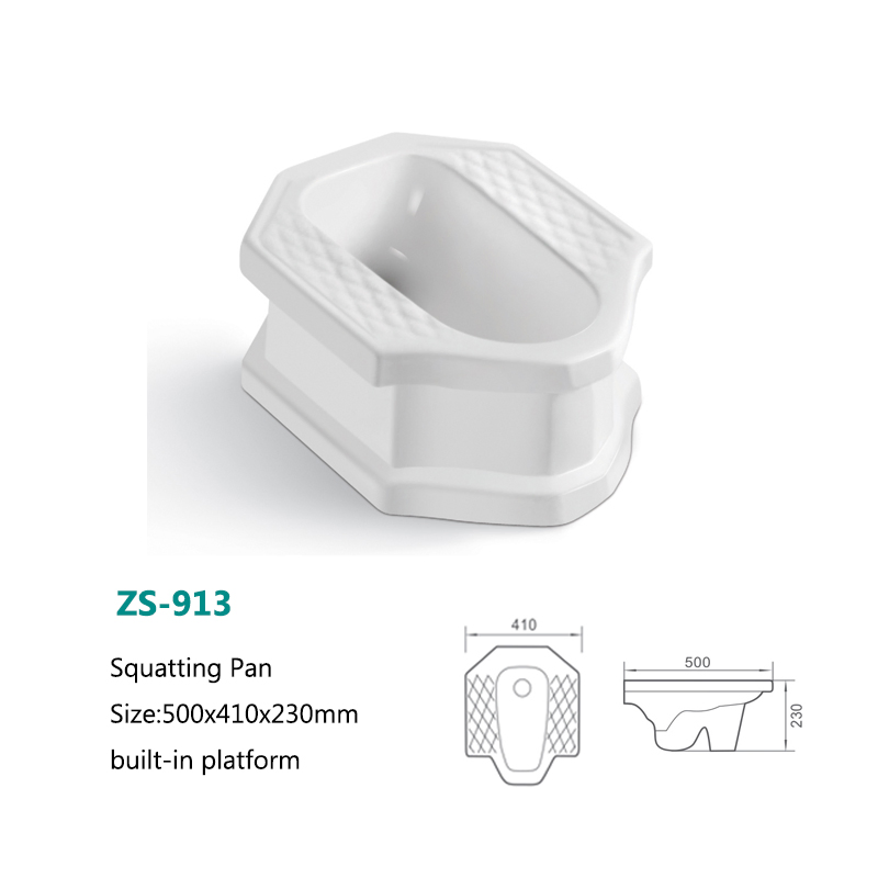 Factory Wholesale Price Hot Selling Southeast Squatting Pan Thailand /Philippines Bathroom Squatting Pan Hand Flush Ceramic Toilet Squatting Pan