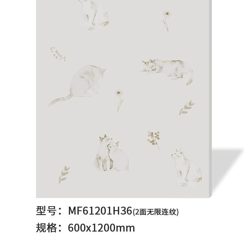 Marble Porcelain Tiles 600*1200mm Flooring Wall Tiles Promotion Anti-Slip for Wall Behind Bathroom Toilet