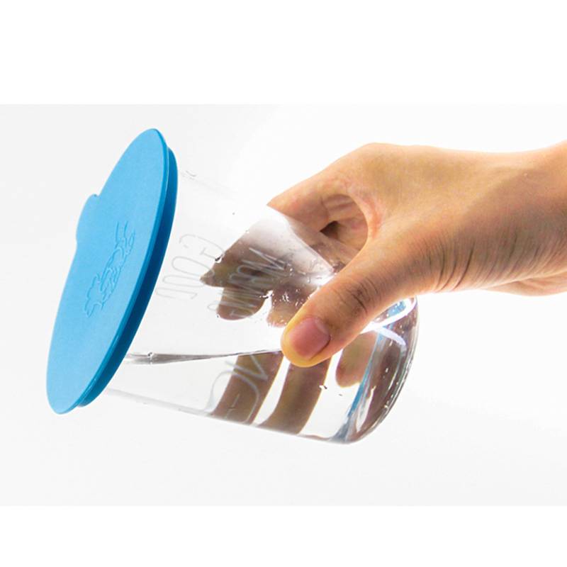 Factory Custom Suction Airtight Sealed Reusable Coffee Drink Cover Cup Lids Silicone