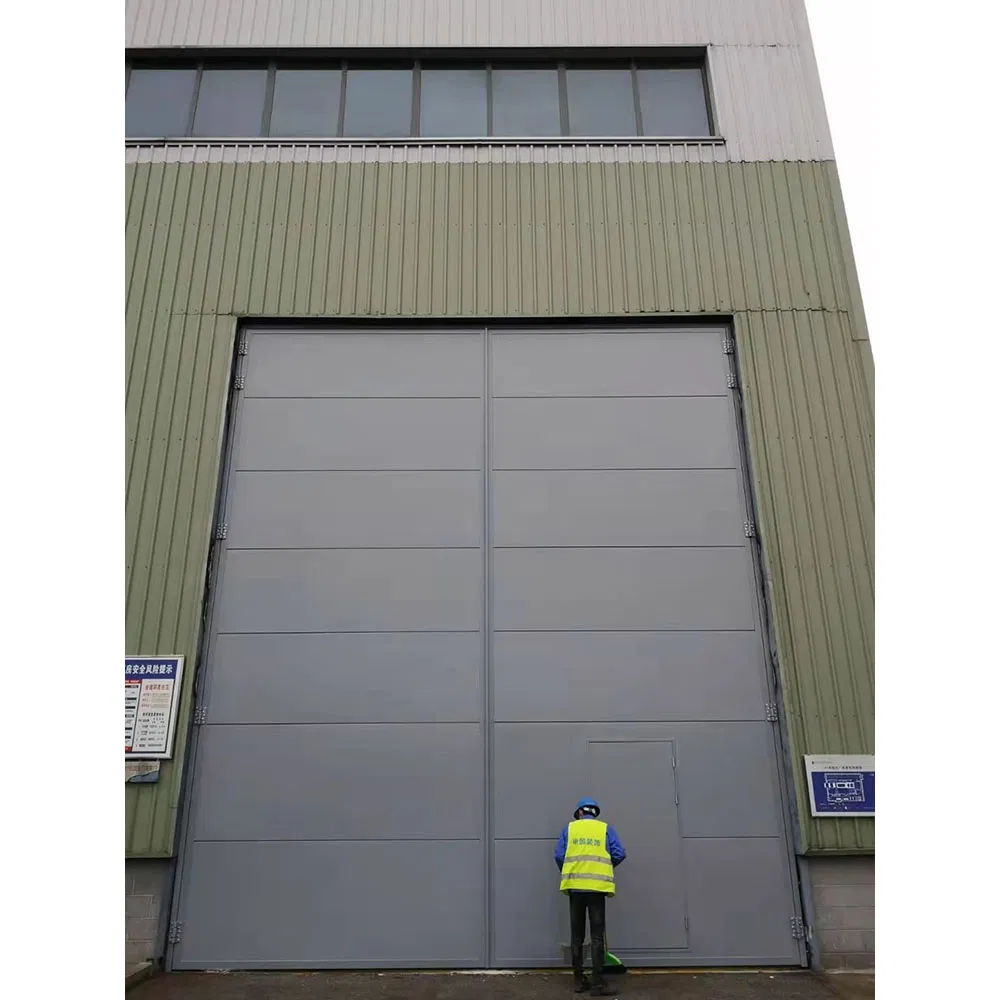 Chinese Factory Exterior Interior Swing Metal Industrial Commercial Single Leaf 90 Minutes Fire Rated Galvanized Steel Industry Door with Fireproof Glass