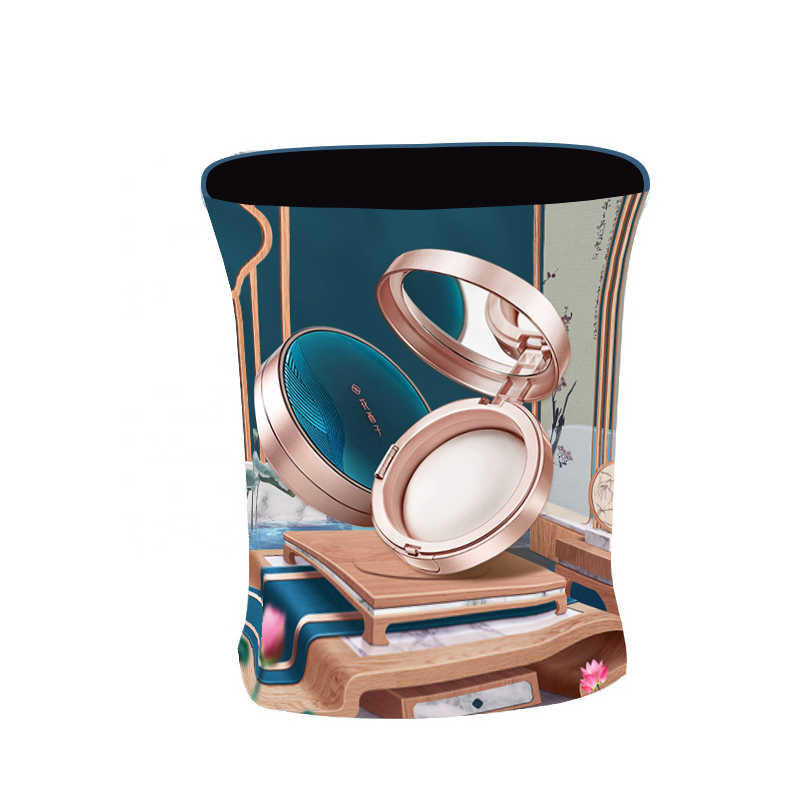 Trade Show Exhibition Tension Fabric Podium Display Logo Brand Counters