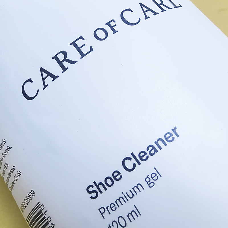 Packaging Label Sticker for Shoe Cleaning with High Quality Digital Printing