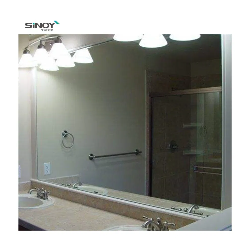 Clear Silver Coated Float Mirror Glass Factory Stock Size Mirror