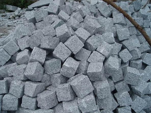 Cube Kerbs Light Grey Cubes Landscaping Granite Paver Stone Cube
