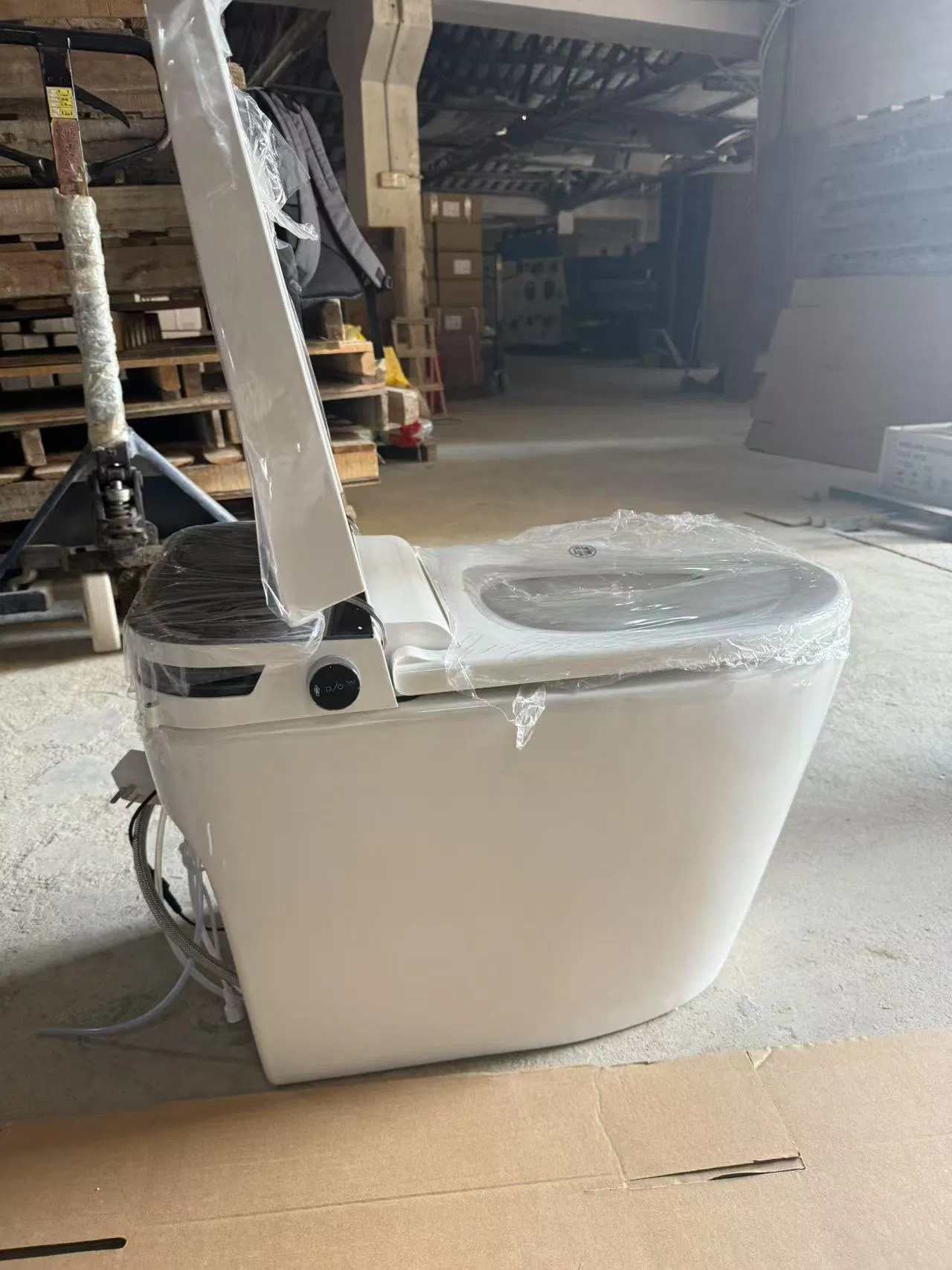 Remote Control Automatic Sensor Flush Wc Intelligent One Piece Smart Toilet