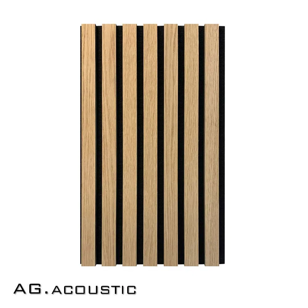 AG. Acoustic Soundproofing Material Customized Panel Pet Felt Veneer Surface Acoustic MDF Slats for School