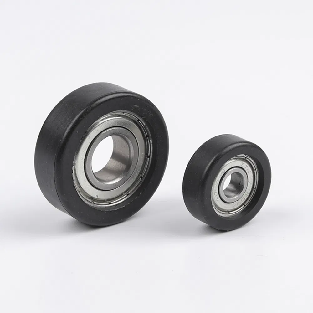 Best Seller Heavy Duty Injection Molded Silicone Rubber PU Polyurethane Wheel with Bearings