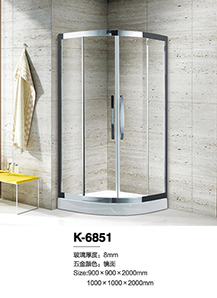 Bathroom Fitting Steam Cabin Sliding Door Tempered Glass Furniture Shower Room