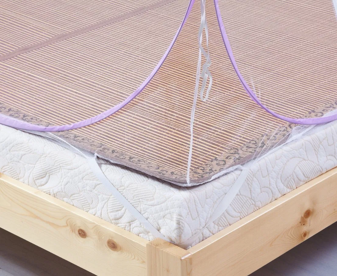 Pop up Bed Net Tent for Bedroom with Net Bottom, Portable Double Door Travel Folding Design Bed Canopy, Foldable