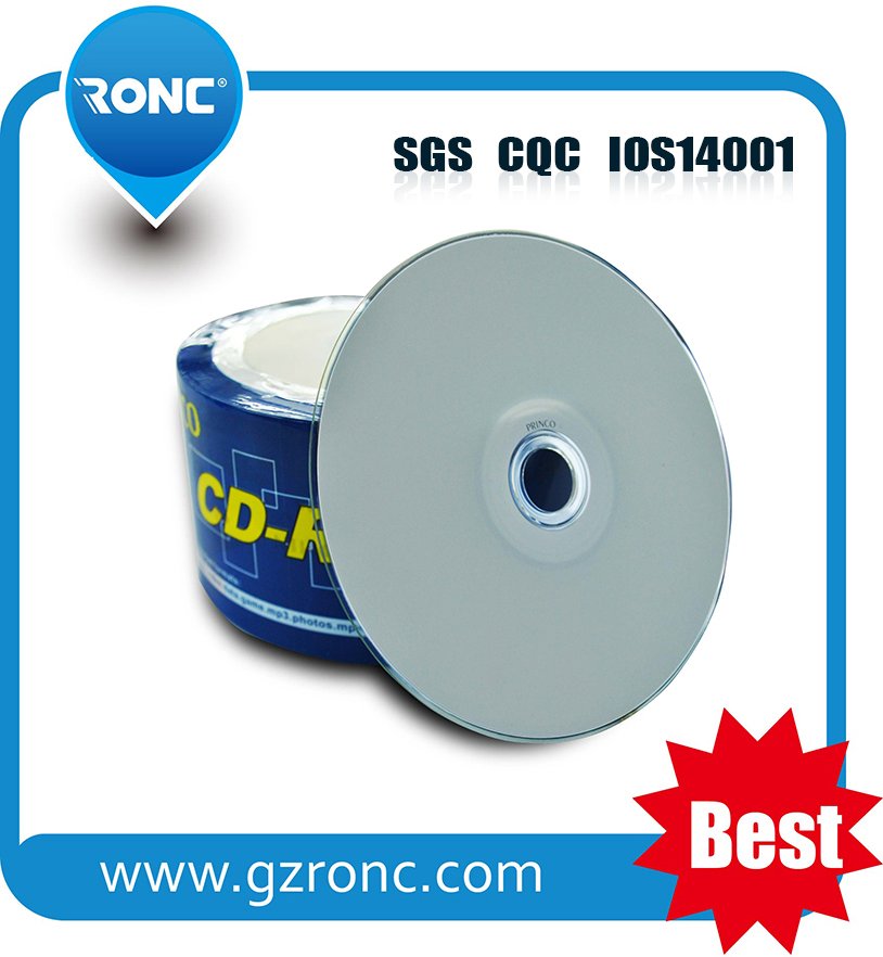 DVD-R диски 4.7GB белые для струйной печати, 50 шт