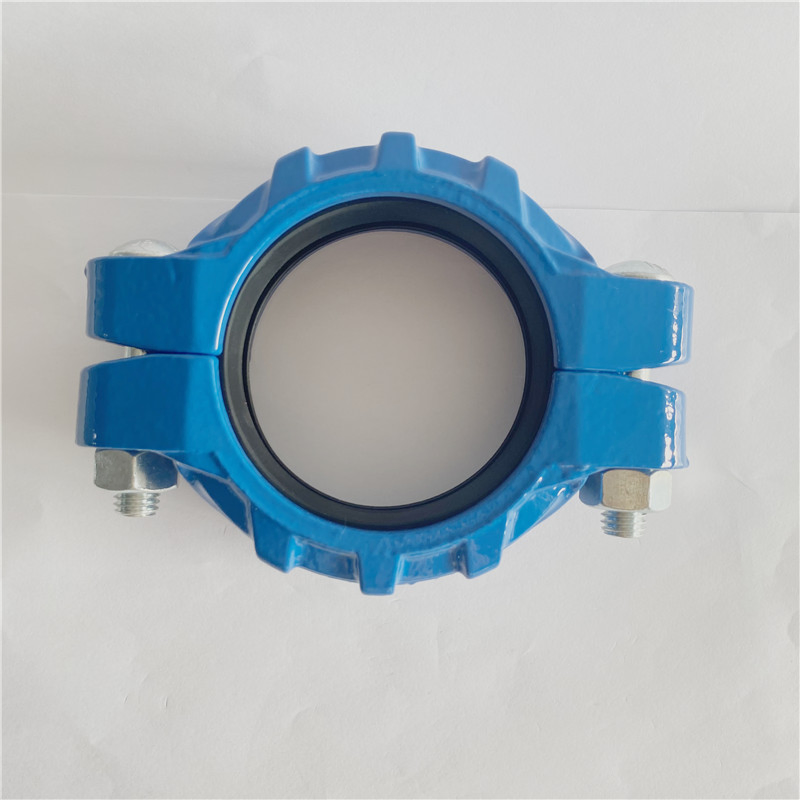 Fire Fighting Flexible Grooved Clamp Coupling Painted Blue Pipe Fittings Connector Low Pressure/Medium Pressure/High Pressure