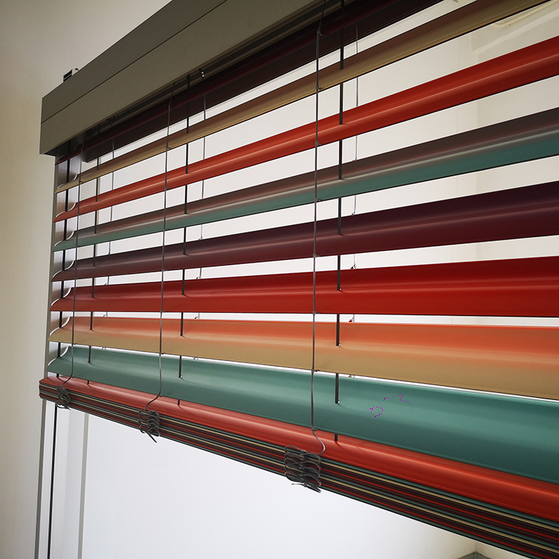 Household Window Curtain Windproof Aluminum Exterior / External Venetian Blinds