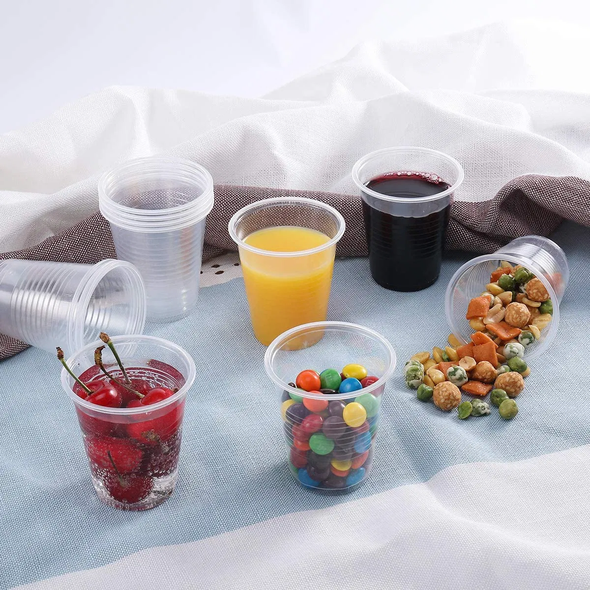 Disposable Heavy Duty Set Utensils Bulk Soup Plastic Forks Cups Spoons Tableware Cutlery