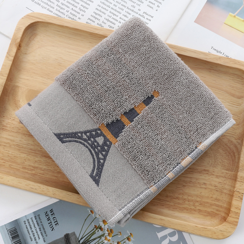 Customized Embroidered Logo Towels for SPA 100% Cotton Terry Luxury Jacquard Bath Towel Hotel Towels