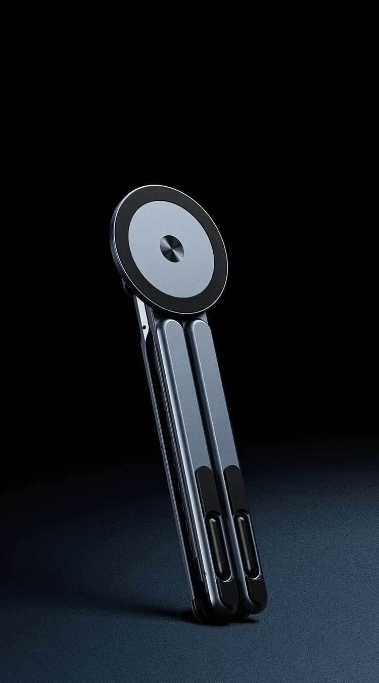 Магнитный держатель для телефона и ноутбука, складной