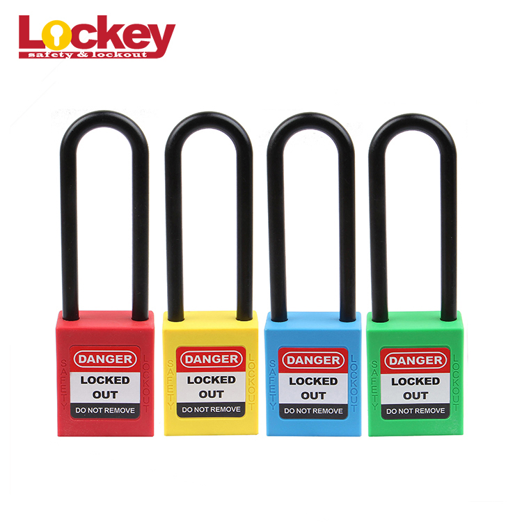 Lockey Loto 76mm Insulation Nylon Shackle Safety Padlock